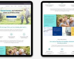 Web platform homepage